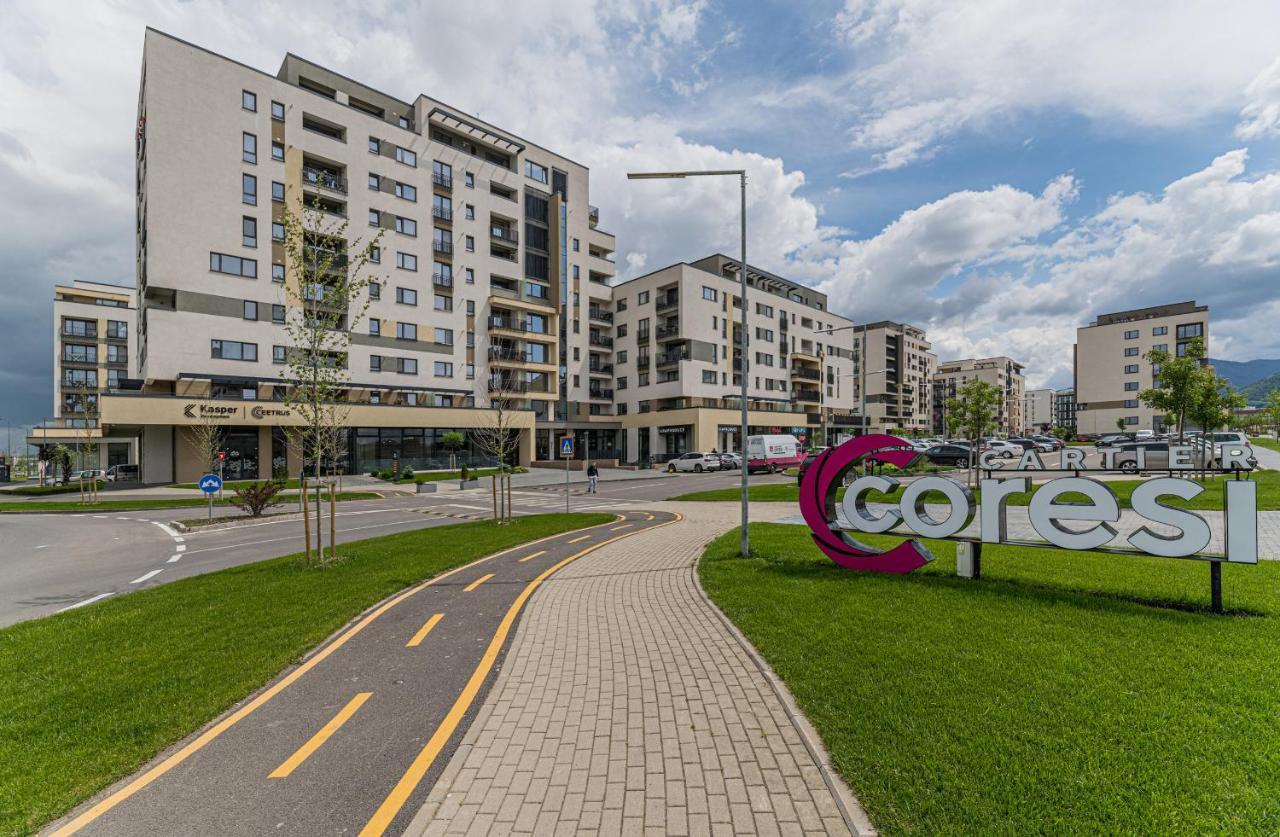 Coresi Modern Apartment Braşov Eksteriør bilde